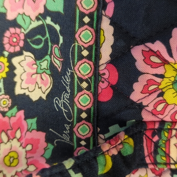 Vera Bradley Petal Paisley Vera Tote Shoulder Bag - Picture 8 of 11